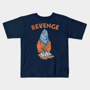 Revenge Fish Distressed Kids T-Shirt